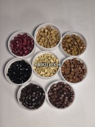 Szilikonos Mikrogyűrű - #04 világos barna - 100 db