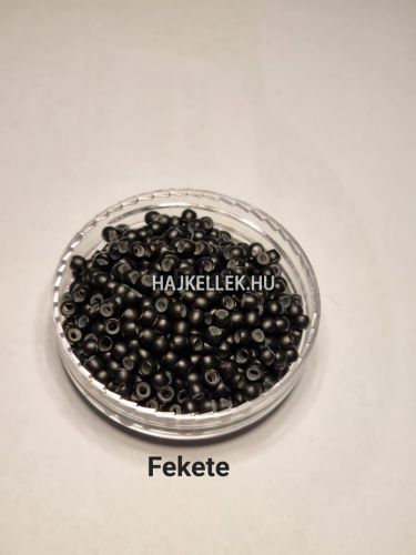   Nanogyűrű szilikonos - #07 fekete - 100 db